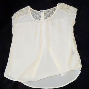 Off white lace blouse